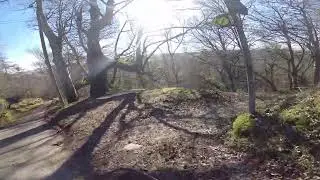 Mountain bike downhill POV