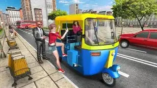 Tuk Tuk Auto Rickshaw game | Android Auto Rivkshwa Game Play | Top 10 Game | Race Game | Mobile Game