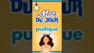 #MotDuJour : pudique,  @hebashaheen4877 #fle #languefran&ccedil;aise #1mot1jour #pudique #discretion