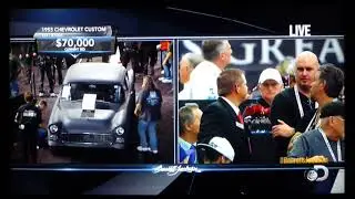 Original Two-Lane Blacktop '55 Chevy at Barrett-Jackson Scottsdale Auction 2015.