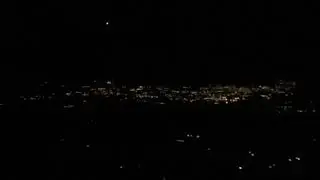 Chile  Santiago  Aterrizando de noche  Landing at night  Airport  Views fom plane, air  Avi&oacute;n  2019