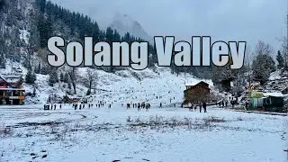 Winter Wonderland: Experience Magical Snowfall In Solang Valley, Manali! ❄️☃️