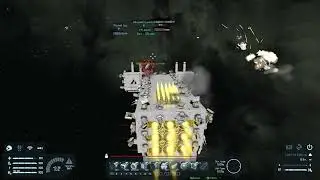 Space Engineers - фрагмент боя в новых условиях.