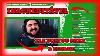 🔥URGENTE 🔥😱//INACREDIT&Aacute;VEL CHICO BUTICO DE VOLTA NA CIDADE CAPITAL//GTA RP 