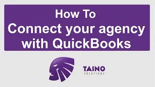 Taino Solutions - How To - Integrate with your QuickBooks account
