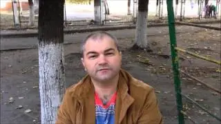 Раненный солдат Михаил Дубина
