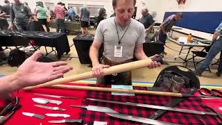Twin Cities Knife Show. Interview with Ken Nelson of Iron Wolf Forge.