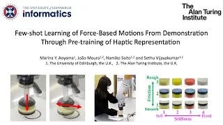 Few-Shot Learning of Force-Based Motions From Demonstration Through Pre-training of Haptic Represent