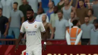 FIFA 22 | Real Madrid vs Chelsea | R&uuml;diger transfer | Gameplay
