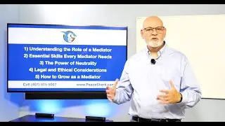 The 1st Essential Thing to Know to Become a Successful Mediator - The Role #mediationtraining