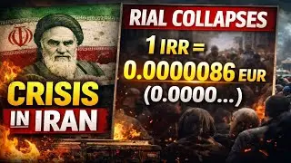 Iranian Rial Hits Almost ZERO! 1 IRR = 0.00000086 EUR | Historic Currency Crash
