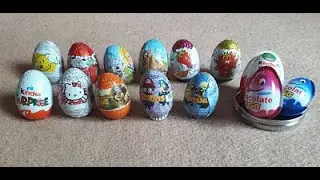 Kinder Surprise Chocolate Eggs Opening Surprise Egg Hello Kitty Minions Madagascar | Киндер Сюрпризы