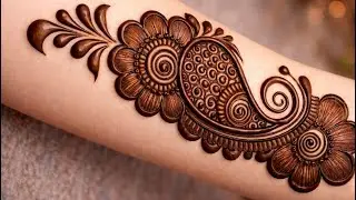 आसान अरिबीक मेहंदी | arabic mehandi design | mehndi design | mehndi design front hand | arebic henna