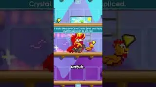 FARMING AQUA CAVE CRYSTAL #growtopia #shorts