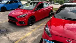 Ford Focus RS Get Together and Cruise to Lombard, Illinois Cruise Night August 6, 2022