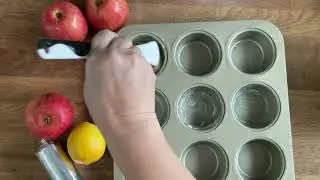 Marzipan apple bites