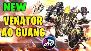 NEW VENATOR AO GUANG Turns Into A GODLIKE!! Machine - War Robots MK2 Gameplay WR