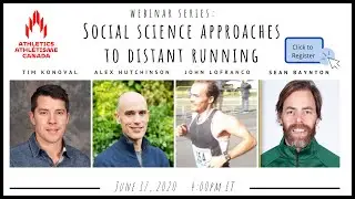 Social science approaches to distance running