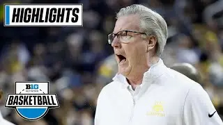 Iowa at Michigan | Highlights | Big Ten Men's Basketball | March 3, 2022