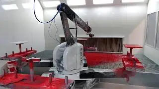 Lesta MV Liquid Painting Wood - Robotic Finishing Day One