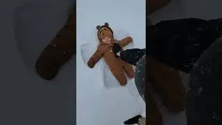 First snow angel😇❄️