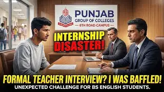 Punjab Group of Colleges Teacher Interview Questions & Experience | NUML BS English Internship|