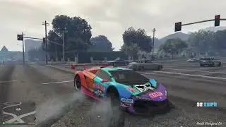 Grand Theft Auto V realistic super car .