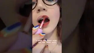 Batom Bruxinha da Shopee #cutelips #reveiw #makeup #maquiagem #maquillaje #shopee