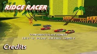 Ridge Racer (PS1) - Credits (1080p 60fps)