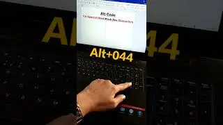 KRUTIDEV CHARACTER ALT CODE | keyboard shortcuts | computer | msword  #shorts