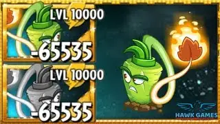 Plants vs Zombies 2 Wasabi Whip Upgraded to Level 10000 PvZ2