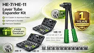 Meet the HE-7 / HE-11 Lever Tube Expander Kit✔ Lightweight & durable design✔ Perfect .