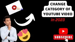 how to change video category on youtube channel in pc/laptop 