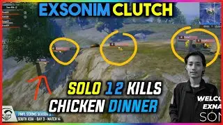 ExSonim 12 kills Shocking Gameplay Against DeadEye Guys [pmpl s3 scrim ] - PUBG MOBILE NEPAL