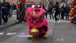 Lion Dance Performance in San Francisco Chinatown | LionDanceME 