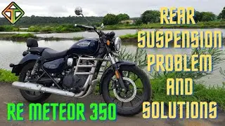 Meteor 350 Rear Suspension Problem & Solutions