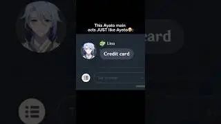 Bro doesn&rsquo;t care🥺😔 #ayaka #ayato #xiao #genshin #genshinimpact