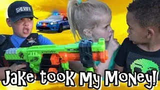 JAKE KICKED OUT HIS BROTHER - NERF BATTLE ROYALE - MONEY TAKER