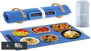 Extra Large Warming Mat for Food with Auto Shut Off Child Lock Portable