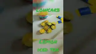 Lowcarb Lemon Iced Tea | Ketodrinks | Weightloss |