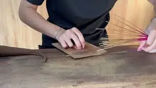 Making incense at Huong, Vietnam