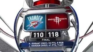 Oklahoma City Thunder vs Houston Rockets - April 3, 2016