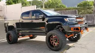 (Gritty) 9.5 inch lifted 2020 Duramax Diesel Chevy Colorado on 375s