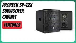 REVIEW (2025): PRORECK SP-12X Subwoofer Cabinet. Features