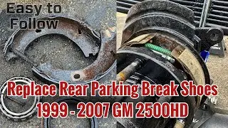 Step-by-Step: Replacing Parking Brake Shoes on '99-'07 Chevy/GMC 2500HD