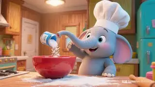 Stir It Up! Baby Elephant Chef Song | Fun Cooking Song for Kids & Toddlers | Learning Foods & Rhythm