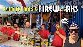Muckleshoot Best Firework Stand? Flaming Magic Fireworks 2023 4K 🇺🇸