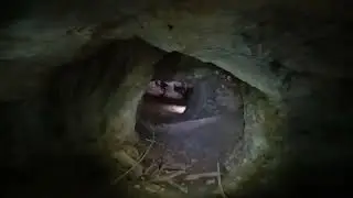 We Found a Massive Hole with a Mine inside it!