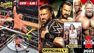 BROCK LESNAR OFF-AIR AT SUMMERSLAM 2022 ! Roman vs Drew Drew OFFICAL | WWE DAY 1 PPV SET | BAYLEY
