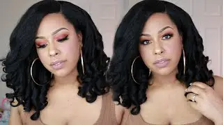 $28 | Perfect Kinky Straight Synthetic DUPE! | Sensationnel Rain Maker Lace Front Wig | 2 Colors